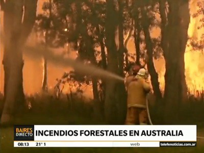 Incendios forestales en Austalia