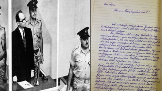 Revelan la última carta del criminal nazi Adolf Eichmann