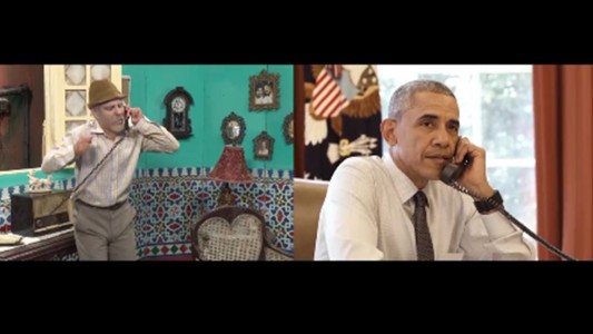 El divertido sketch de Obama con el comediante más popular de Cuba