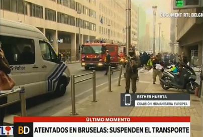 "Escuchamos la explosión y vimos gente herida saliendo del metro"