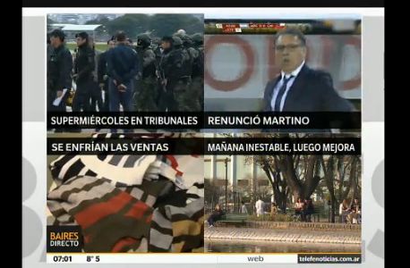 Baires Directo / Bloque 1 / 06/07/2016