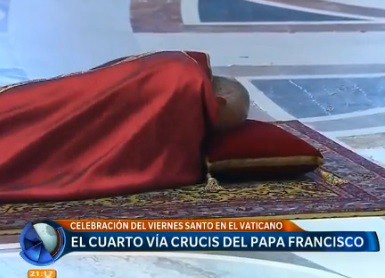 El cuarto Vía Crucis del Papa Francisco