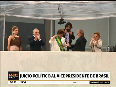 Crisis en Brasil: juicio político al vicepresidente lo saca de la línea de sucesión