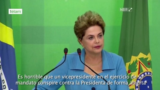 Brasil: Dilma Rousseff advirtió que enfrenta un golpe de Estado