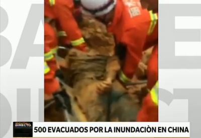 500 evacuados en China