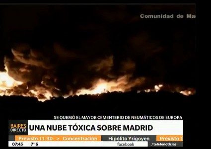 Una nube tóxica sobre Madrid