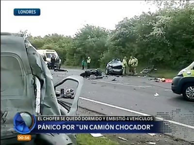 Prisión efectiva e inhabilitación de por vida para un camionero chocador