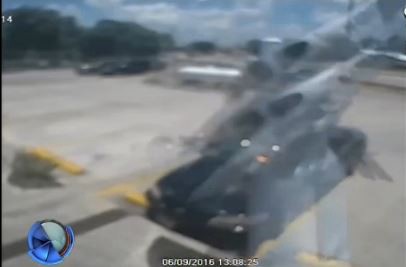 Impactante accidente aéreo en Houston