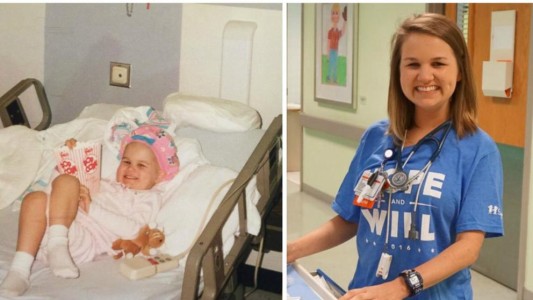 Volvió a trabajar como enfermera al hospital en el que se curó de cáncer