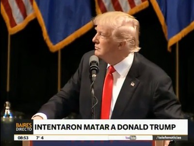 Intentaron matar a Donald Trump