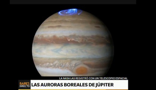 Las auroras boreales de Júpiter
