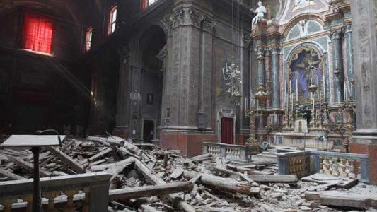 Videos: el momento exacto del terremoto que sacudió a Italia