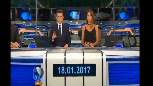 Telefe Noticias a las 13 / Bloque 1 / 18/01/2017