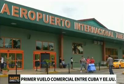 Estados Unidos y Cuba reinician vuelos comerciales después de medio siglo