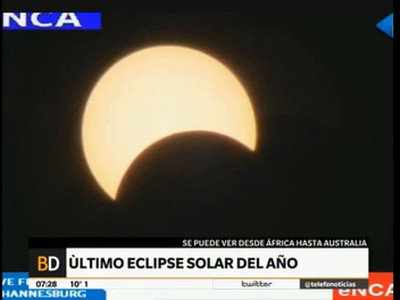 El último eclipse solar del año
