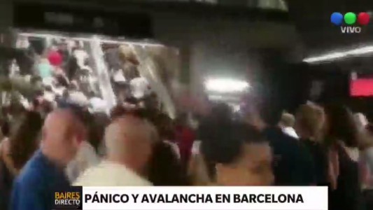 Estampida en el subte de Barcelona por ruidos que se interpretaron como un ataque
