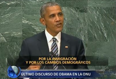 Ultimo discurso de Obama en la ONU: "Una nación rodeada de muros es prisionera de sí misma"