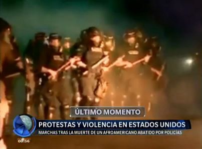 Protestas y violencia en Estados Unidos
