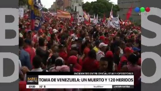 "Toma de Venezuela": un policía muerto, más de 120 heridos y 245 detenidos