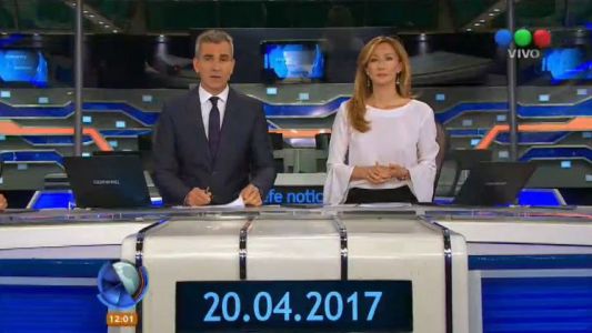 Telefe Noticias a las 12 Bloque 1 20/04/2017
