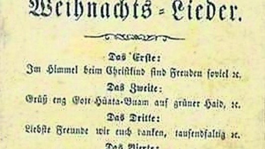 Hallan la versión más antigua del villancico "Noche de Paz"
