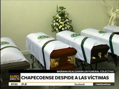 Chapecoense prepara la despedida para sus víctimas