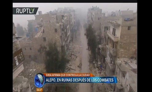 Alepo, en ruinas después de los combates