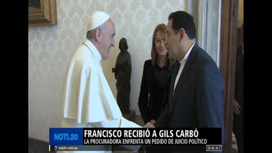 Francisco recibió a Gils Carbó