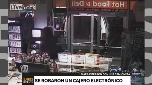 Roban cajero automático en menos de tres minutos