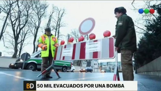 Alemania: evacúan a 54.000 personas para desactivar una bomba de la II Guerra Mundial