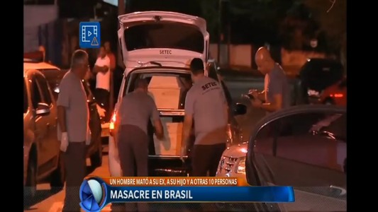Masacre en Brasil: mató a su ex mujer, a su hijo y a otras diez personas