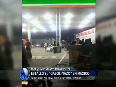 Ya son 600 los detenidos en México por el "gasolinazo"