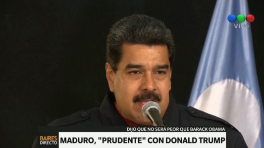 Nicolás Maduro, "prudente" con Donald Trump