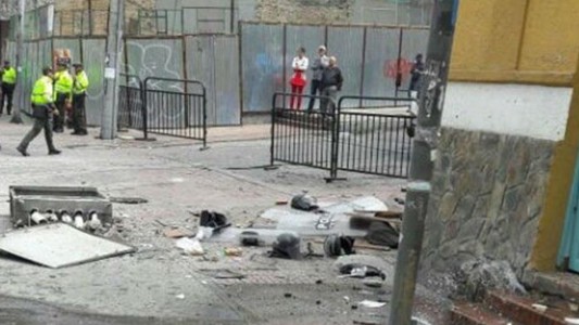 Explosión en el centro de Bogotá