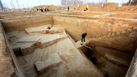 China: descubren seis ciudades enterradas unas debajo de otras