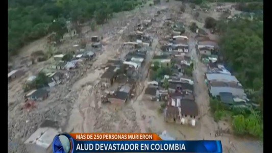 Alud devastador en Colombia