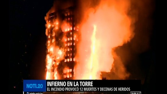El incendio de un edificio en Londres está controlado