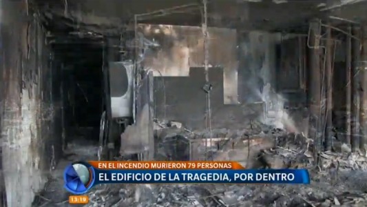 Se conocieron las primeras imágenes del edificio Grenfell luego de ser consumido por el fuego