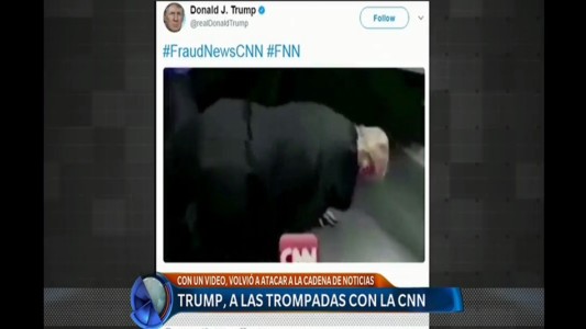 Donald Trump “atacó” a la CNN con un meme que se volvió viral