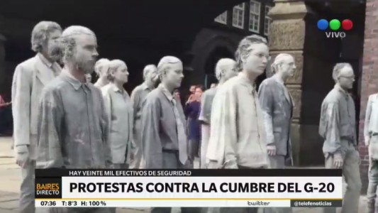 Protesta de "zombies" contra el G20