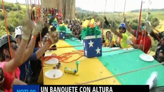 Un banquete con altura