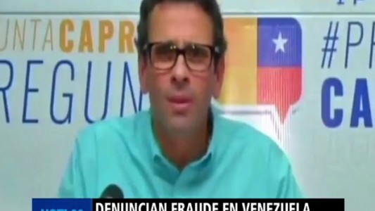 Denuncian fraude en Venezuela