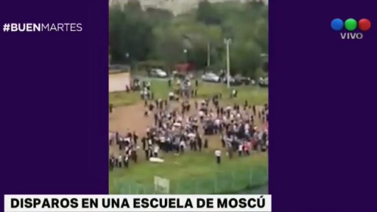 Medio metro de nieve en Moscú