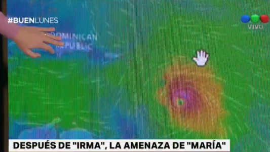 La tormenta tropical "María" se convirtió en un huracán y va camino al Caribe