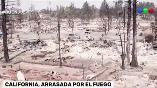 Las cenizas de California: impactantes imágenes de un drone