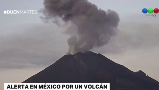 Alerta en México por el volcán Popocatépetl