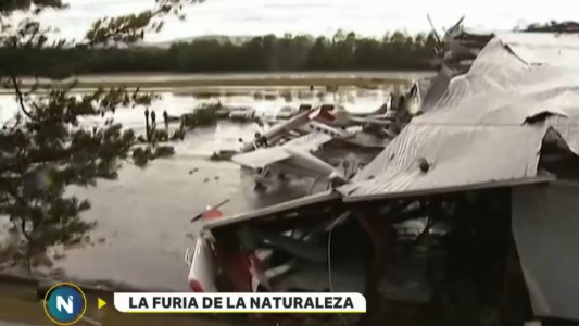 La furia de la naturaleza, captada en estos videos