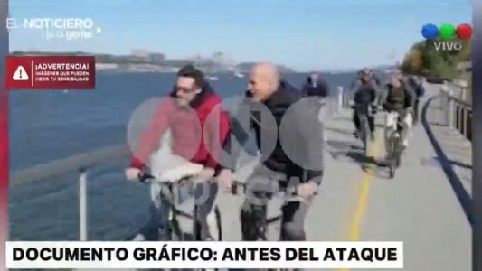 El último video de los rosarinos momentos antes del ataque
