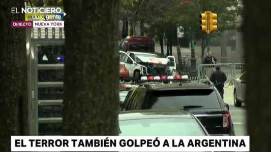 El lugar del atentado en Nueva York, el día después