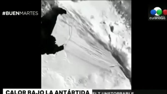 Descubren una fuente de calor debajo de la Antártida